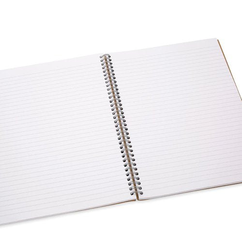 Rhino Recycled Wirebound Notebook 160 Pages 8mm Ruled A4 (Pack of 5) SRTWA4