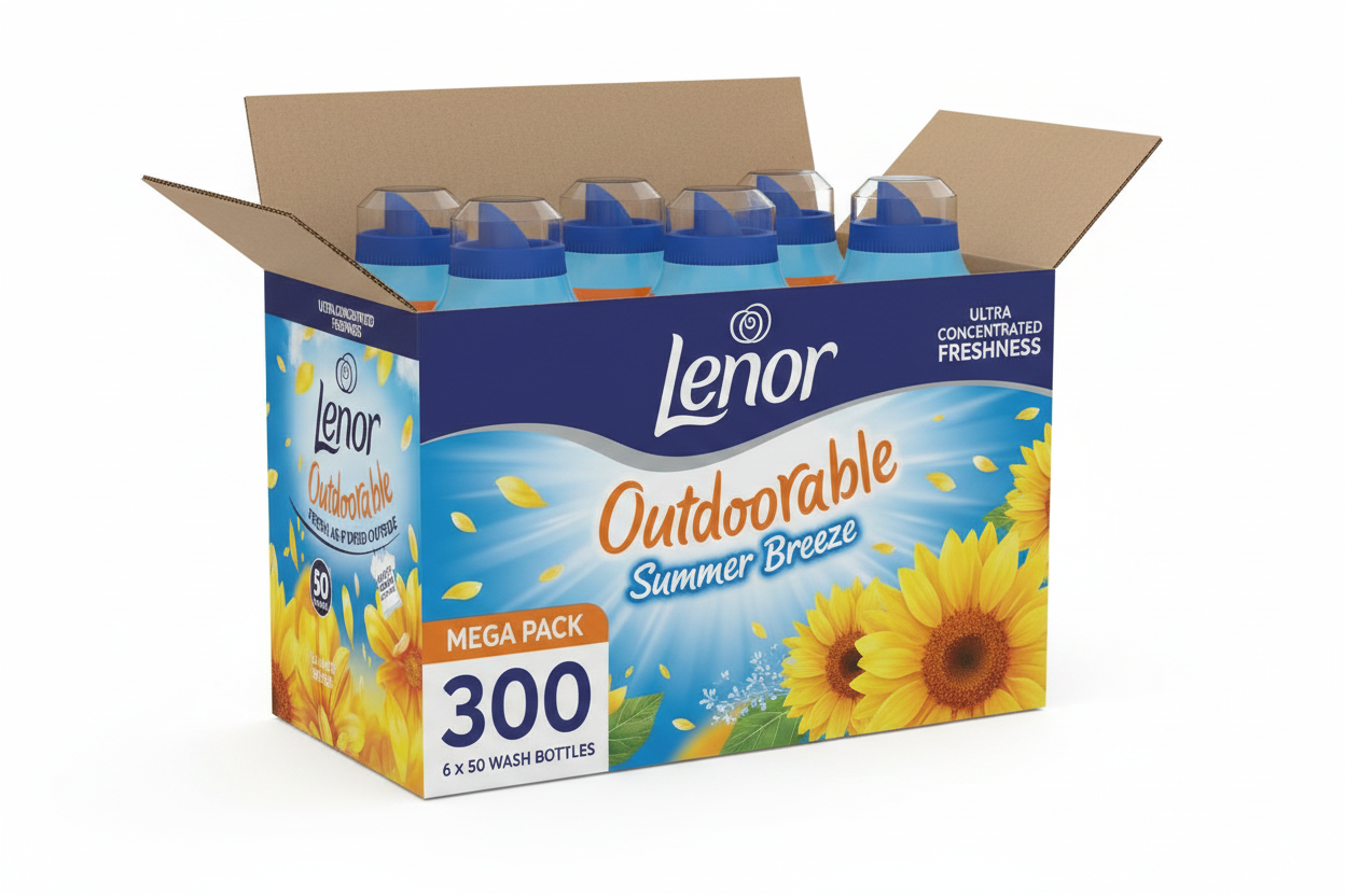 Lenor Outdoorable Summer Breeze Fabric Conditioner Liquid 50 Washes