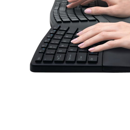 Kensington Pro Fit Ergo Wireless Keyboard Bluetooth UK Black K75401UK