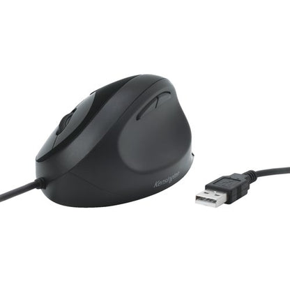 Kensington Pro Fit Wired Ergonomic Mouse with Wrist Support Black K75403EU