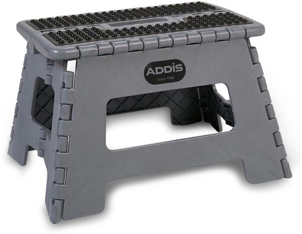 Addis Folding Step Stool Grey 23cm High
