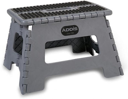 Addis Folding Step Stool Grey 23cm High