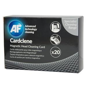 AF Cardclene Cleaning Cards with Isopropanol for Swipe-reading Machines Pack 20's