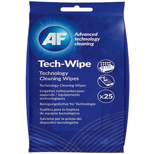 AF Tech-Wipe Technology Cleaning Wipes Pack 25's