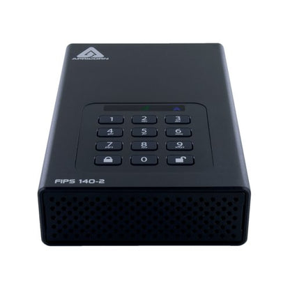 Apricorn Aegis Padlock DT 256-Bit AES-XTS Encryption External Hard Drive 2TB ADT3PL256F2000EM