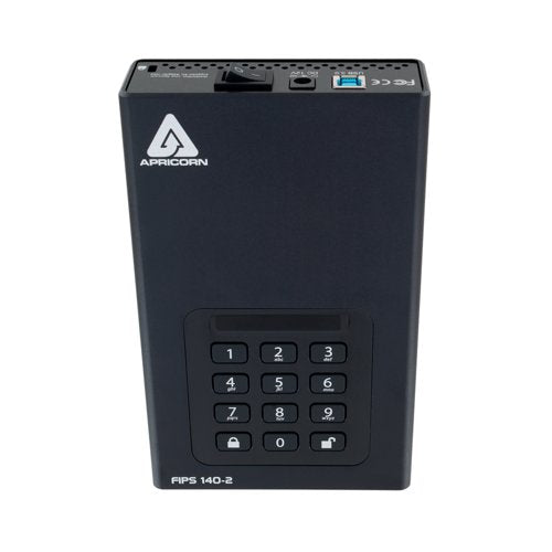Apricorn Aegis Padlock DT 256-Bit AES-XTS Encryption External Hard Drive 2TB ADT3PL256F2000EM