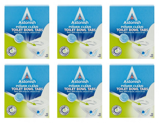 Astonish Toilet Bowl Cleaner & limescale 12 Pack's of 10 {120 Tablets}