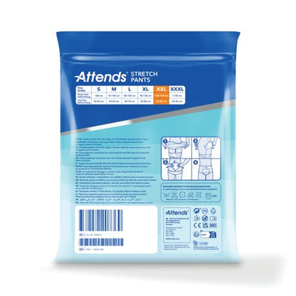 Attends Stretch Boxer Pants XXL x10 Pack of 15 37095