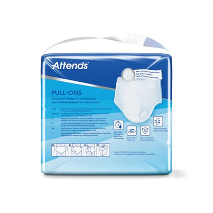 Attends Pull-Ons Incontinence Pants Size 10M x4 Pack of 14 36843