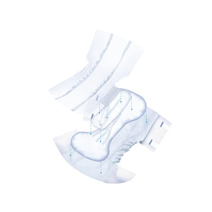 Attends Slip Air Comfort Nappies Size 8M x4 Pack of 30 37785