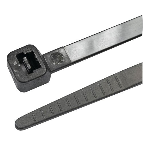 5 Star Cable Ties 300x4.8mm Black Pack of 100 GT-300STCBLACK