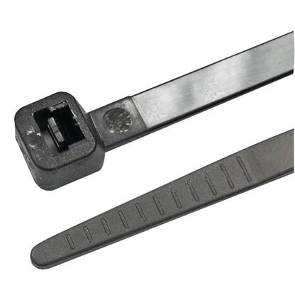 5 Star Cable Ties 300x4.8mm Black Pack of 100 GT-300STCBLACK