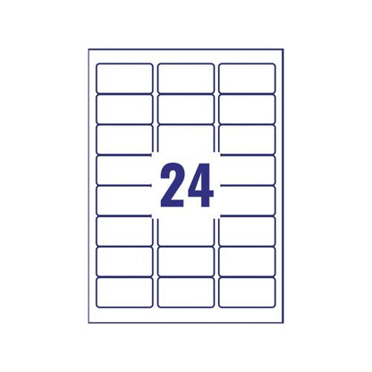 Avery Laser Label Heavy Duty 24 Per Sheet White (Pack of 480) L4773-20