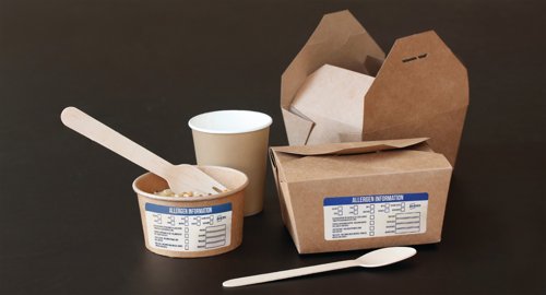 Avery Pre-Printed Allergen Food Labels 98x40mm (Pack of 300) ALL9840