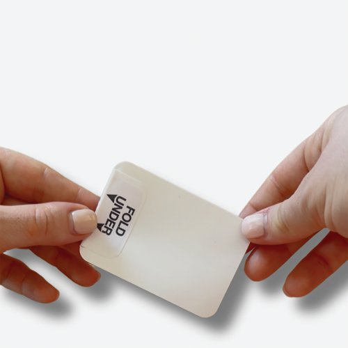 Avery Self-Adhesive Visitor Paper Badges Roll with Expiring Tabs 4851E-THR