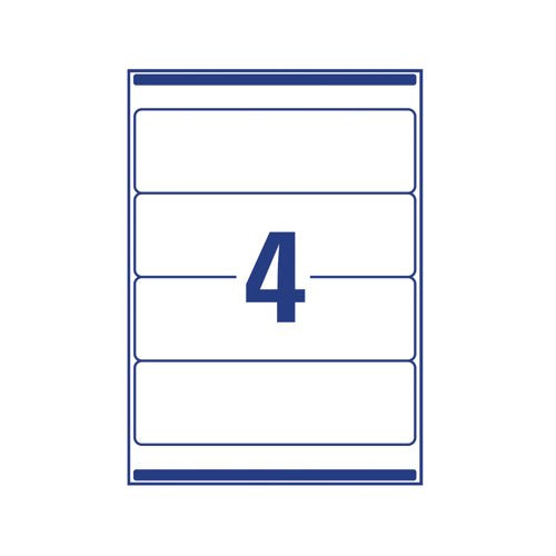 Avery Lever Arch Filing Laser Labels 200x60mm (Pack of 400) L7171-100