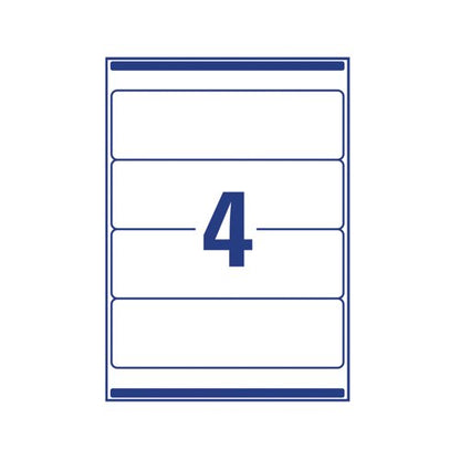 Avery Lever Arch Filing Laser Labels 200x60mm (Pack of 400) L7171-100