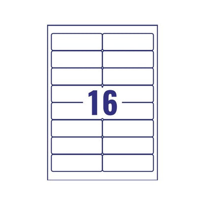 Avery Clear Laser Labels 99x34mm (Pack of 400) L7562-25