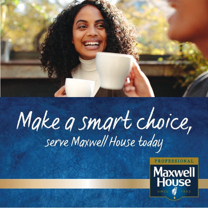 Maxwell House Cappuccino Instant Coffee 1kg Tin (Full Pack 4's)