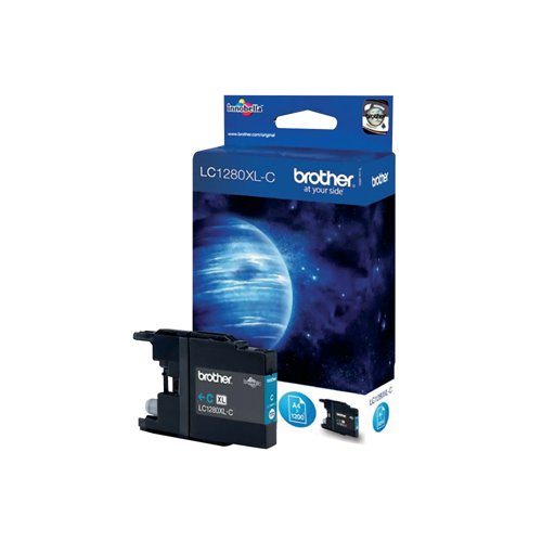 Brother LC1280XLC Inkjet Cartridge High Yield Cyan LC1280XLC