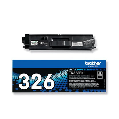 Brother TN-326BK Toner Cartridge High Yield Black TN326BK