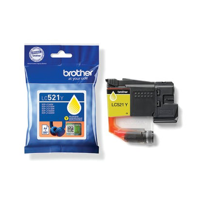 Brother LC-521Y Yellow Ink Cartridge LC521Y