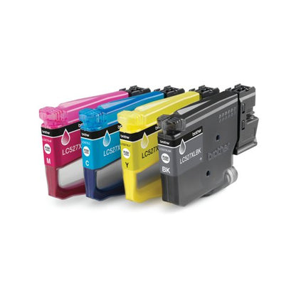 Brother LC527XLVAL Ink Cartridge High Yield Value Pack CMYK LC527XLVAL