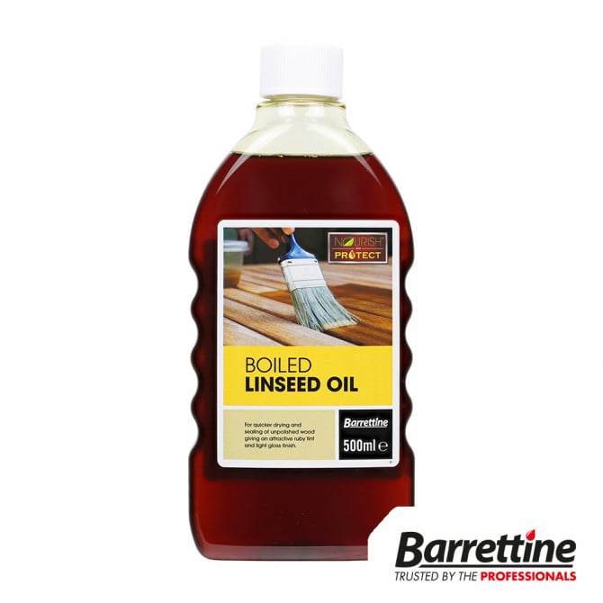Barrettine Boiled Linseed Oil | Terracotta Sealer | 500ml