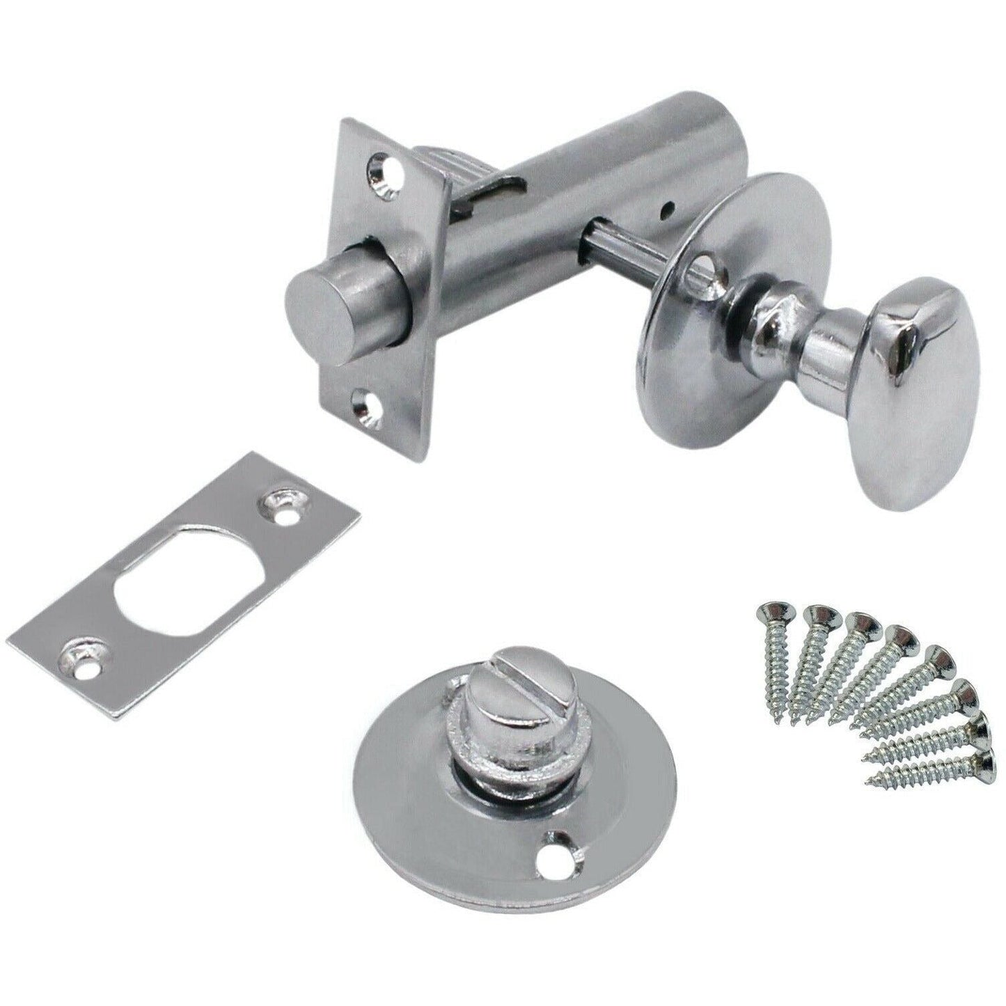 Securit Thumbturn Security Bolt & Release Chrome 60mm