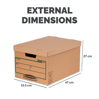 Bankers Box Earth Series Storage Box Large (Pack of 10) 4470701