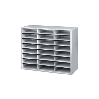 Fellowes Literature Sorter A4 24 Compartments Dove Grey 25041