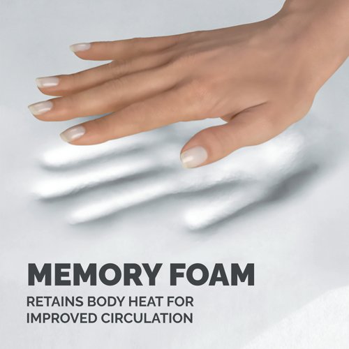 Fellowes Memory Foam Keyboard Wrist Support Black 9178201