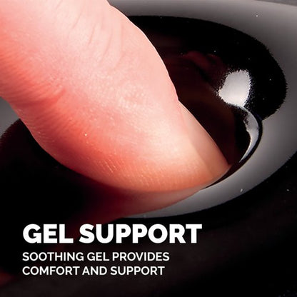 Fellowes Crystal Gel Mouse Pad And Wrist Support Black 9112101