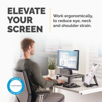 Fellowes Standard Monitor Stand Graphite 9169301