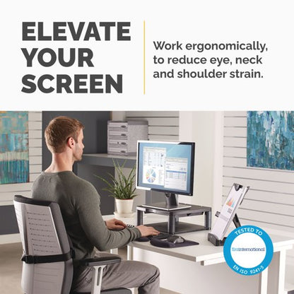 Fellowes Premium Monitor Stand Black 9169401