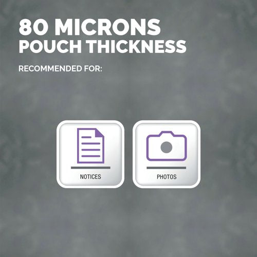 Fellowes Enhance80 Self Adhesive Laminating Pouch A4 160 Micron Total Gloss (Pack of 100) 53022