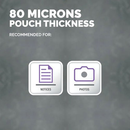 Fellowes Enhance80 Self Adhesive Laminating Pouch A4 160 Micron Total Gloss (Pack of 100) 53022