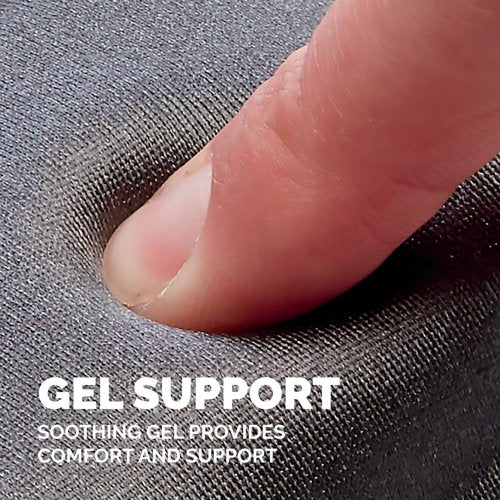Fellowes Premium Gel Adjustable Mouse Pad/Wrist Support Black 9374001