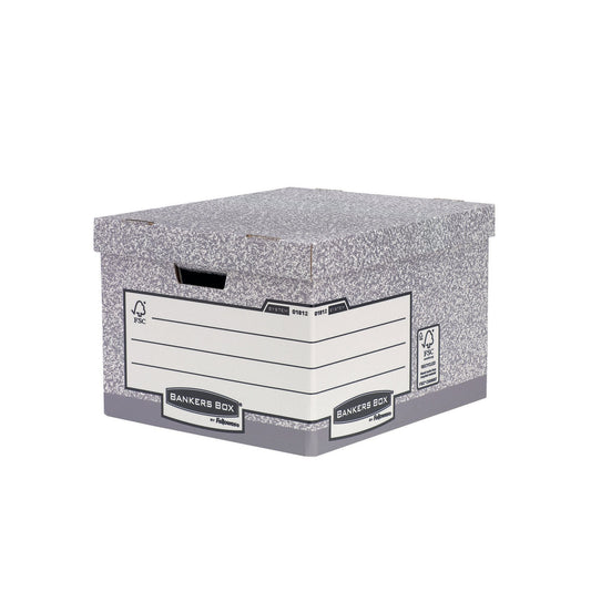 Bankers Box Heavy Duty Storage Box 333x390x285mm (Pack of 10) 0081801
