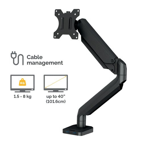 Fellowes Platinum Series Single Monitor Arm 8043301