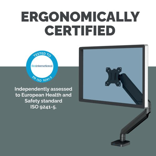 Fellowes Platinum Series Single Monitor Arm 8043301