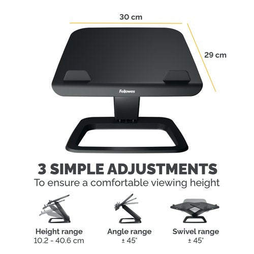 Fellowes Hana Laptop Stand Black 100016994