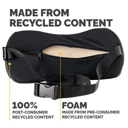 Fellowes Lumbar Cushion Black 100119853