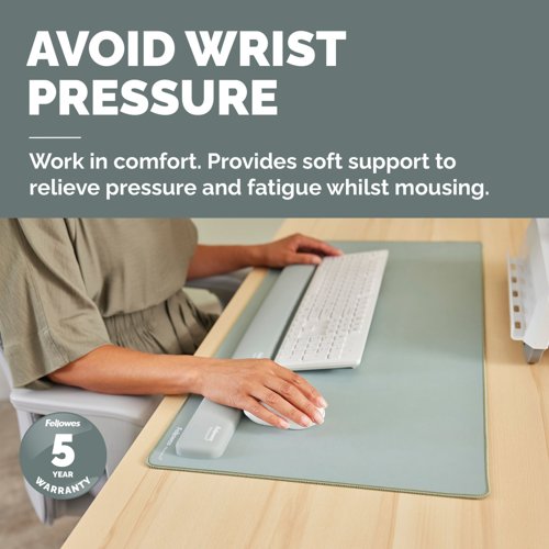 Fellowes Breyta Palm Wrist Rest Sage 100142568