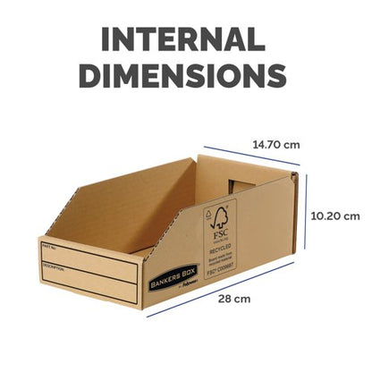 Bankers Box Earth Series Parts Bin 147mm (Pack of 50) 7354