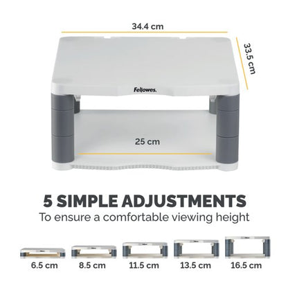 Fellowes Premium Monitor Stand Platinum 9171701