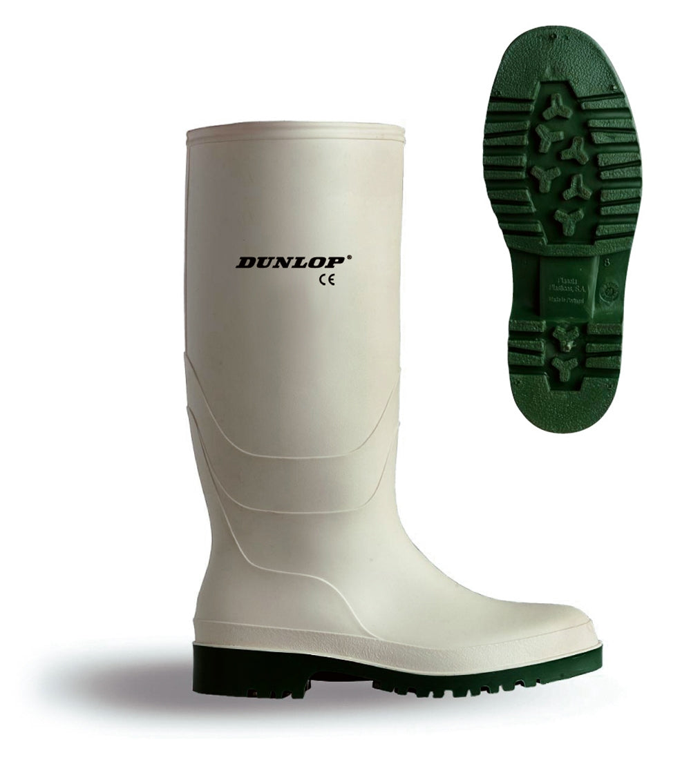 Dunlop Pricemastor White Boots {All Sizes}