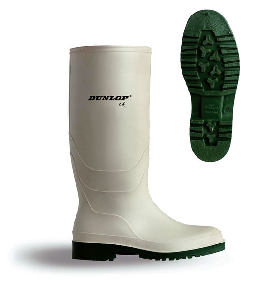 Dunlop Pricemastor White Boots {All Sizes}