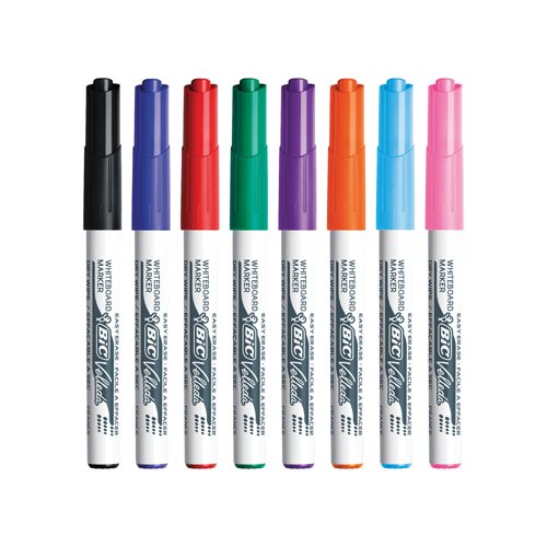 Bic Velleda 1741 Drywipe Marker Assorted (Pack of 8) 1199001748