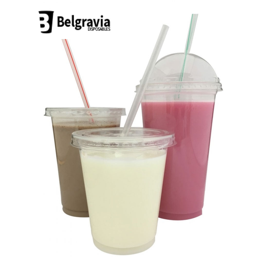 Belgravia Disposables 16oz Plastic Smoothie Cups